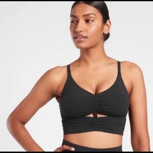 Athleta Black Clinched Top